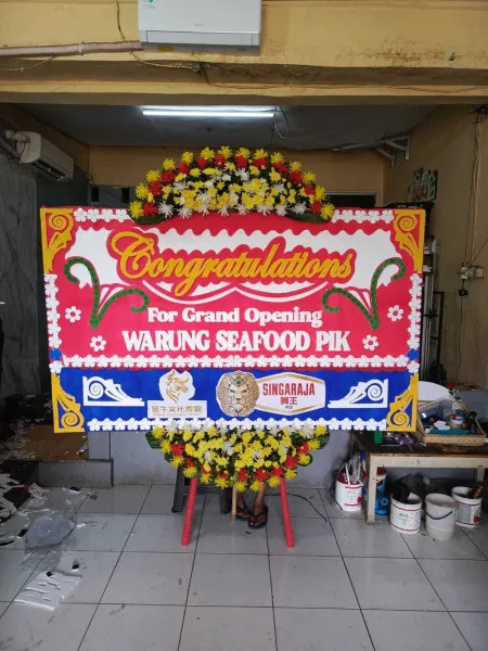 Papan Bunga Ucapan Selamat Tarumajaya Bekasi