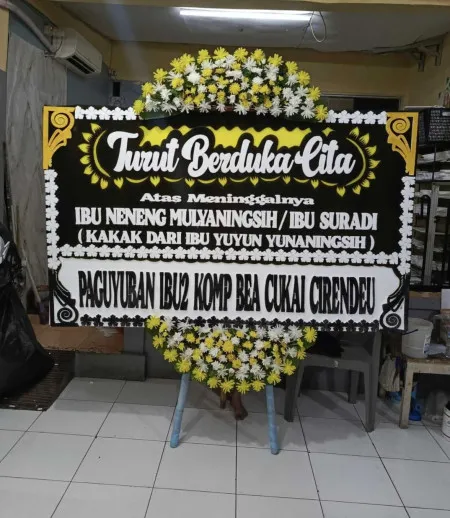 Papan Bunga Duka Tarumajaya Bekasi